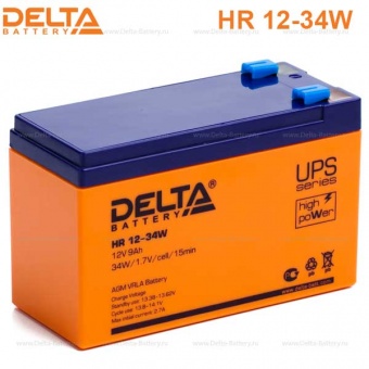 Аккумуляторная батарея Delta HR 12-34W (12V/9Ah)